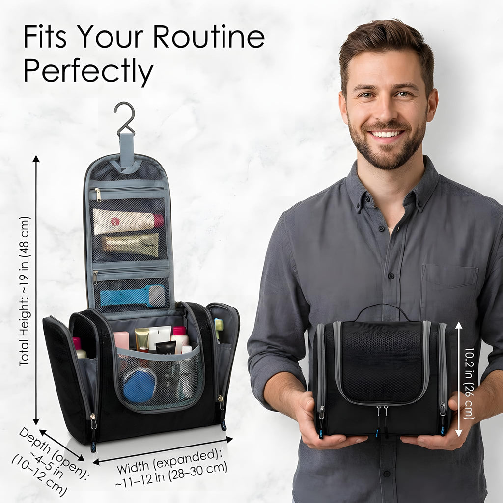 bago Travel Toiletry Bag for Women and Men