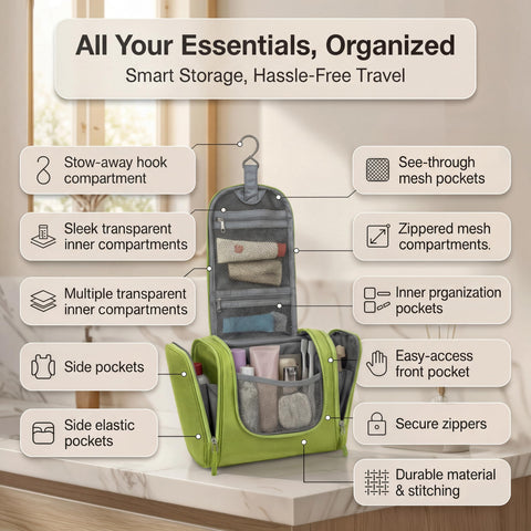 bago travel toiletry bag bago Travel Toiletry Bag for Women and Men