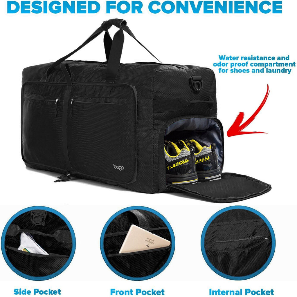 bago travel duffel bags Bago 100L Travel Duffel Bags for Men & Women