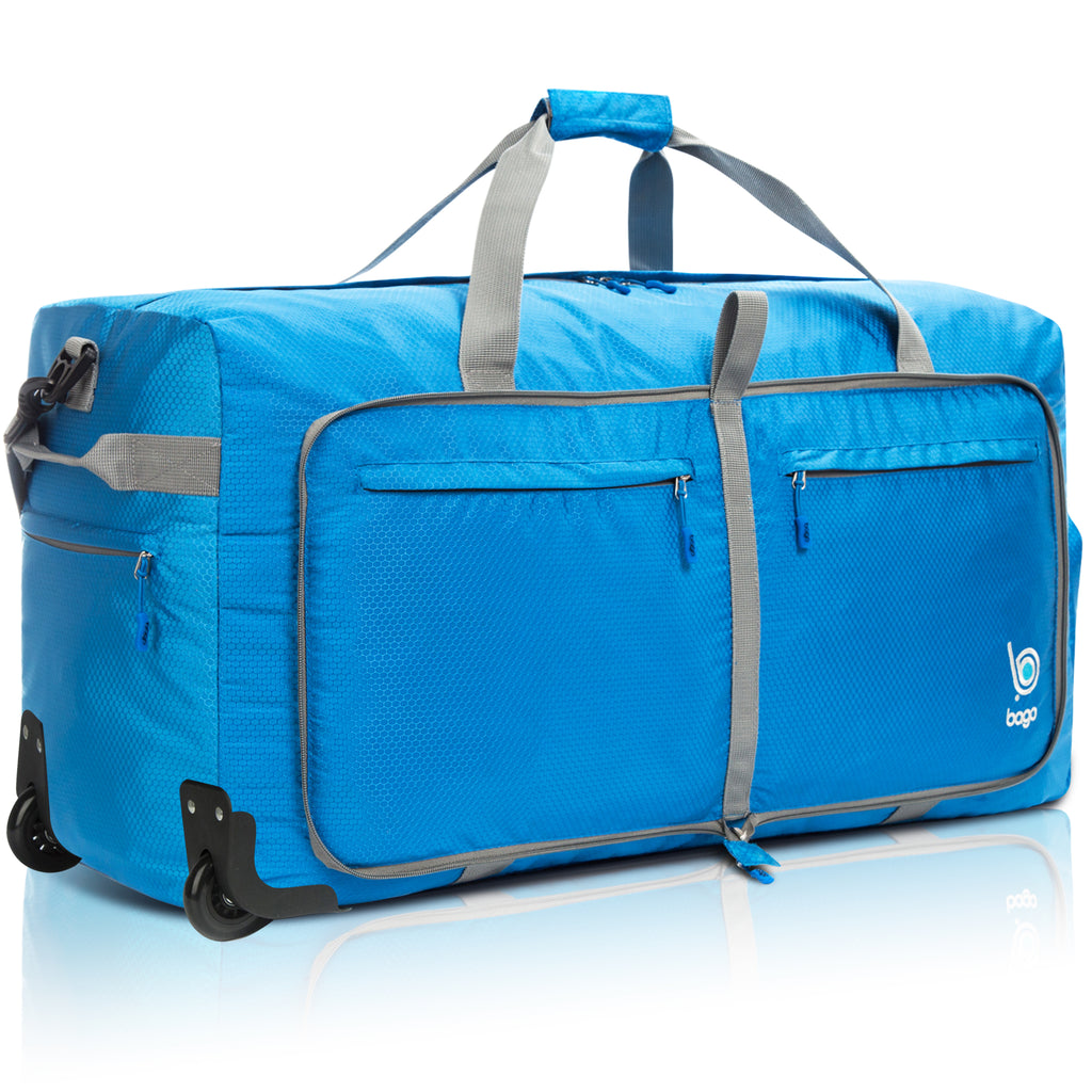 Wheeled Duffle Bag Luggage - 100L Large Rolling Foldable Duffel