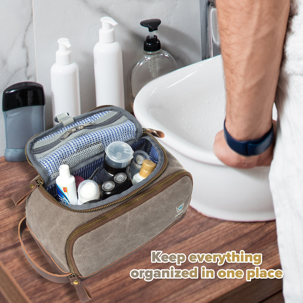 Bago Dopp Kit For Men - Shaving Kit Bags for Men – BagoTravelBags