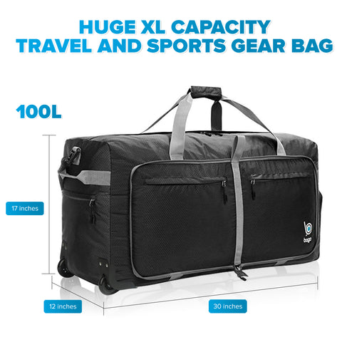 Packable rolling duffel hotsell