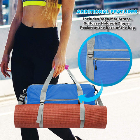 Yoga Mat Bag Gym Fitness Handbags for Women Men Training Sac De Sport  Travel Gymtas Nylon Outdoor Sports Tas Sporttas XA441WA - AliExpress