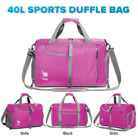 BRUBAKER Small Sports Duffle Bag Gym Bag and Travel Bag