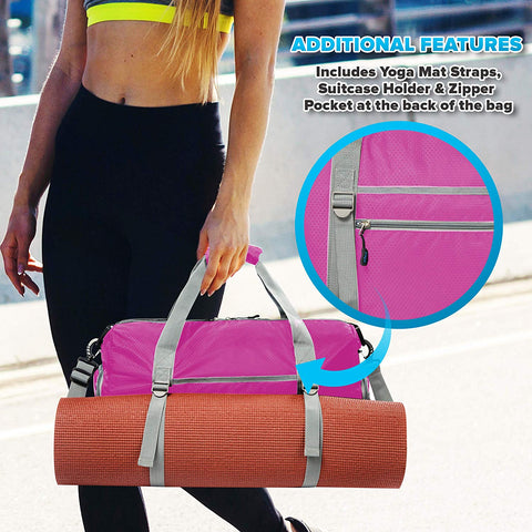 Women Hands Bag with Yoga Mat Straps, Fitness Sport Bag for Gym, Outdoor, Yoga  Bag Can Take as Shoulder Bag and Leisure Backpack - China Tote Bag and Hand  Bag price