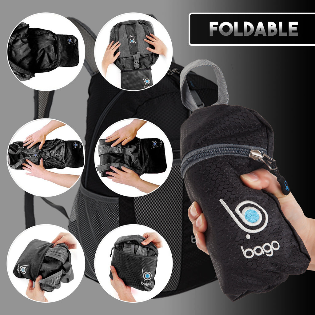 bagobago travel backpack and stool comination Bago 25L Packable Lightweight Backpack