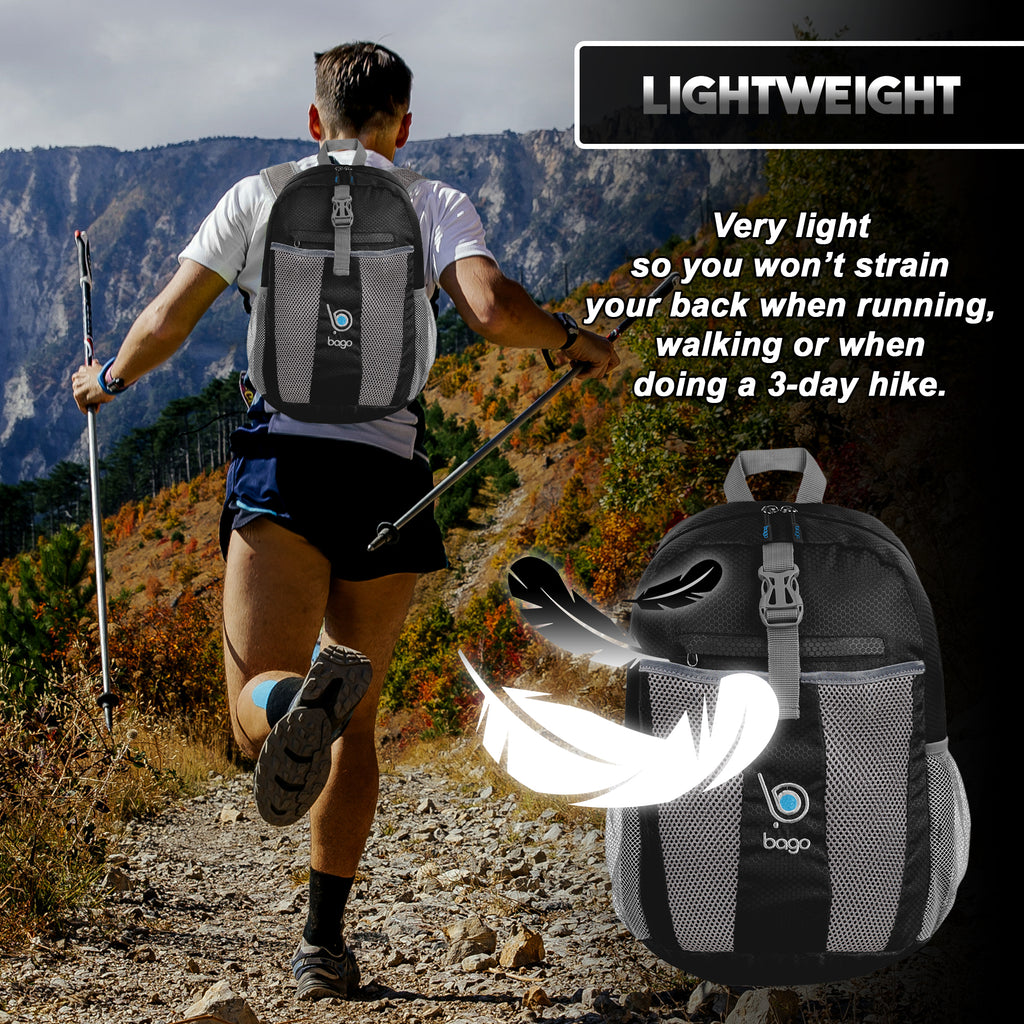 best lightweight day backpack for travel Bago 25L Packable Lightweight Backpack