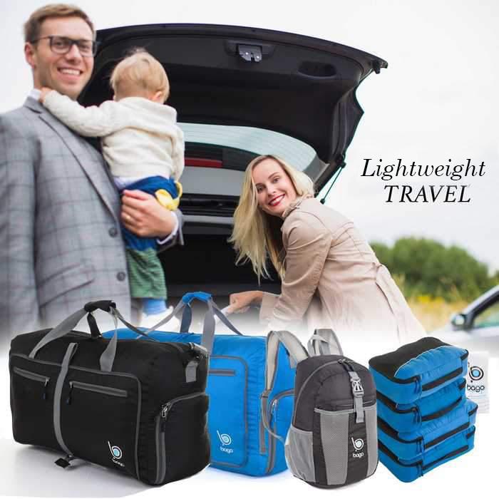 bago travel duffel bags Personal Item Bag For Airlines - Fits As 18x14x8 inches Travel Bag Spirit & Frontier Airlines - Foldable Duffle Bag For Travel Bago Medium Duffle Bag for